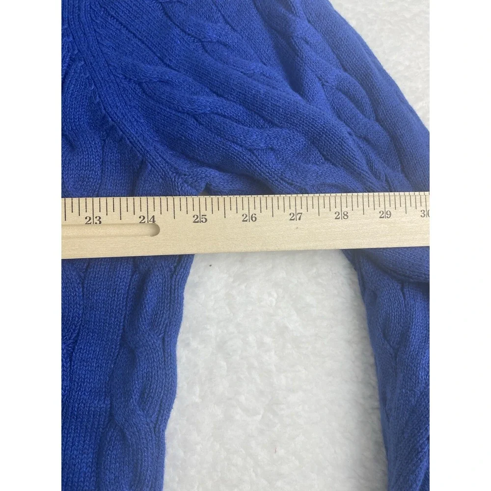 St Johns Bay Crew Neck Pullover Sweater Estate Blue SZ‎ 2XL Super Soft New Tags